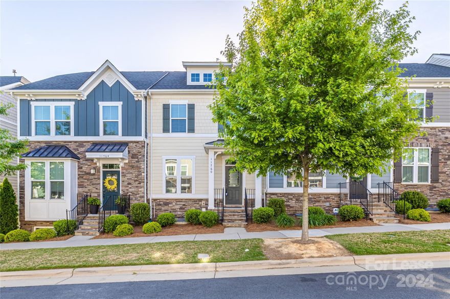 Large 2 story + basement Townhome with balcony and rear entry garage in Bryton is Available from April 16th! The main floor features a stunning kitchen with granite countertops, stainless-steel appliances, gas range and a large kitchen island.  A powder room and coat closet are located near the front entrance. Upstairs on the 2nd level, you'll find two secondary bedrooms and a guest bath along with a spacious master suite and laundry. Walk down to the basement to find a flex living space, full bath and attached 2 car garage with epoxied floor.

Neighborhood amenities include pool, playground, walking trails and more. Very desired location in Huntersville close to schools, parks, Frankie's, restaurants and shopping. Just minutes drive to uptown, Lake Norman & Birkdale Village, easy access to I-77 & I-485.

Water, gas, and electricity are tenants' responsibilities. Lawn maintenance and HOA fees will be paid by the owner. The washer, dryer, and refrigerator are included in the rent.