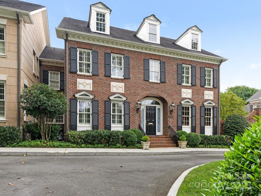 Stunning property in the heart of Myers Park. Unique combination  of timeless architecture, refined interiors and 
Livability. Welcoming foyer, beautiful hardwoods, extensive millwork, high ceilings, library and elevator set this one apart!
Elegant kitchen opens to light filled great room with built-ins and fireplace. Large primary suite with fireplace, dual 
walk-in closets and custom cabinetry. Refined primary ensuite features heated floors, soaking tub, custom shower retreat and 
ample counterspace.  Cloistered rear courtyard offers another living space--well suited for multi season use.

One of Charlotte's most walkable locations--great access to shopping, restaurants and The Greenway!