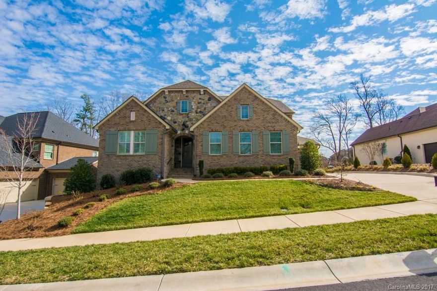 Spectacular better than new Classica home. Amazing details like premium plantation blinds through out, pass thru Mstr closet w/ adj laundry, Italian oven in a kitchen made for entertaining. Full bath for every bedroom, gorgeous finished basement with ample storage areas. Covered main level outdoor living room with privacy wall, lower level brick patio for entertaining and the list goes on. Top that off with a great location - easy access to 485, the lake and CLT. Your buyers will love this home.