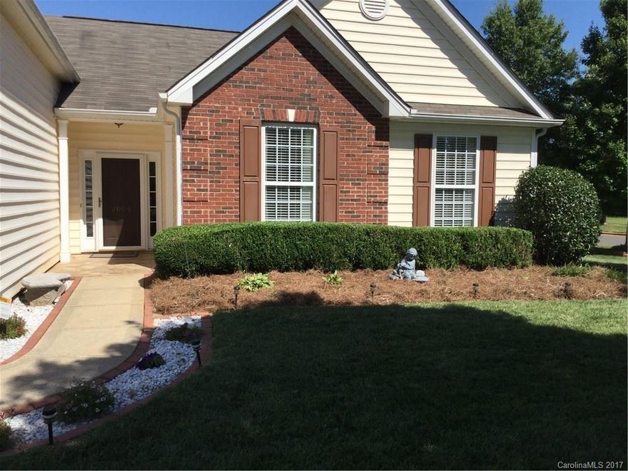 This immaculate home is in move-in condition with finished bonus room over the garage. Upgraded kitchen and bathrooms with granite countertops, hardwood floors and ceramic tile throughout with carpeted bedrooms on first level. Master BR has trey ceilings and sitting area with built in bookcases. Great backyard and completely fenced in. Legacy Park is a highly sought after area and homes are selling fast.