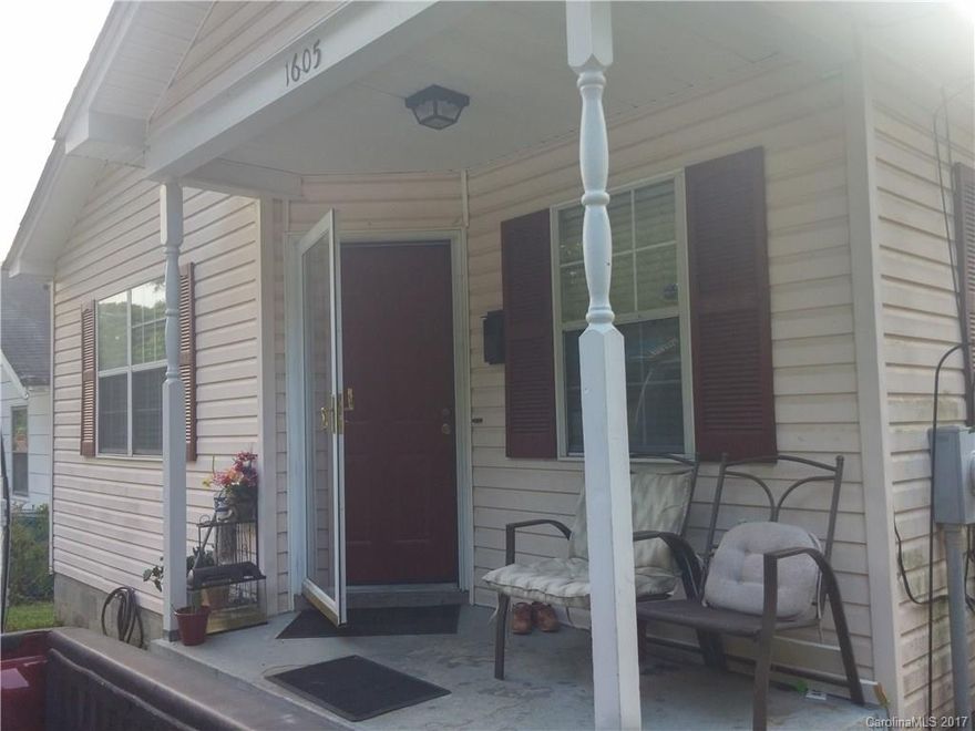 Location, Location, Location.... Close to upcoming Lynx rail line, Uptown Charlotte, Midwood, and NoDa! 3 bedrooms, 1 1/2 bath.  Investment property Tenant occupied, month to month rent $800, as is condition.