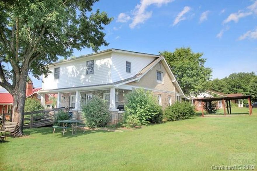 Beautiful duplex located on a corner lot in Valdese.  Close to town and I-40.  The lower unit has 2 bedrooms, 1 bath, large living room, formal dining room, kitchen and enclosed back porch.  All appliances except the washer and dryer are included in the sale of this unit.  The upper unit has a large living room, 2 spacious bedrooms, large eat-in kitchen, 2 full baths and laundry room.  All appliances, including the washer and dryer are included in the sale of this unit.  Tenants pay their individual utilities pay for grass cutting.  This property is currently rented and has a long rental history.  Each unit has separate driveways/parking.  New roofs on the house, carport and shed in 2011.