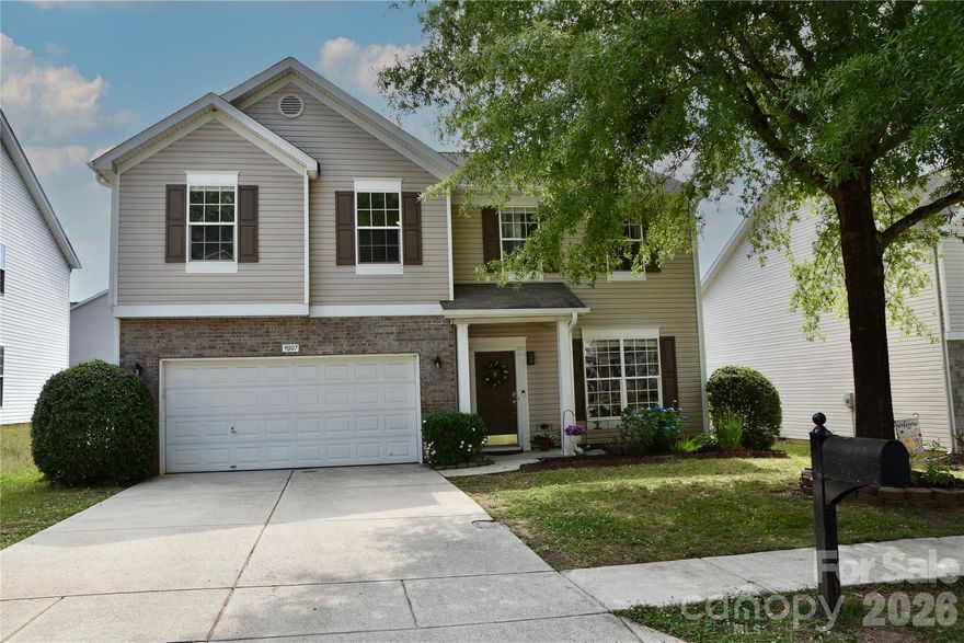 GREAT RENTAL OPPORTUNITY OR FIRST TIME HOME BUYER!!  Open floor plan with a gas fireplace, great room and kitchen and 1/2 bath on the main level.  The primary bedroom and 3 bedrooms and 2 full baths along with the laundry are located upstairs.  This neighborhood is conveniently located to Albermarle road and minutes to I 485.  This property offers a large fenced in backyard along with a storage building.  The community includes a neighborhood pool.  Low HOA payments are just $42.50 a month!  Schedule an appointment today and see this awesome property in person!!  This property is priced to sell!!  Pictures to be uploaded by Friday May 22nd.