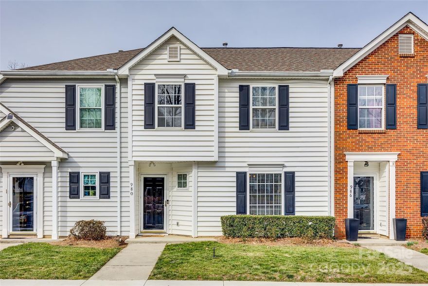 Experience the charm of this beautiful townhome! The lovely kitchen features quartz countertops, mother-of-pearl backsplash, a gas stove with convection oven, a breakfast bar, and pantry, flowing into the dining area and cozy living room with abundant natural light. The main level showcases LVP flooring, while sliding glass doors lead to a private patio with an attached storage room. Updated in 2020 with quartz countertops, LVP flooring, new kitchen appliances, PVC pipes, and HVAC system. Tech features like a Ring Doorbell Pro, Ring Floodlight Cam, and smart thermostat are included. Upstairs, enjoy three spacious bedrooms, including a primary suite with an ensuite bathroom. Located in the Fort Mill school district, this home offers community amenities such as a pool, tennis, volleyball, and basketball courts, playground, and walking trails. Conveniently close to I-77, Ballantyne, and Indian Land, this townhome blends modern living with an unbeatable location. Schedule your tour today!