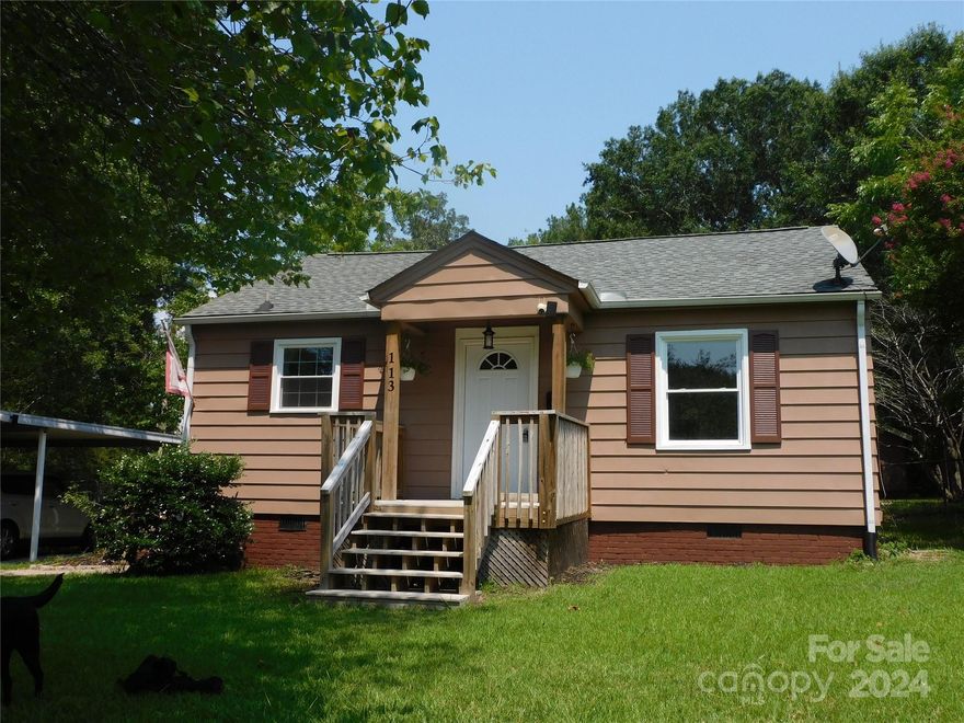 Beautiful and affordable Bungalow in on a quiet Street in Chester. 2 bedrooms and 1 1/2 baths.  Completely updated. and renovated with in the last 2 years with electrical, plumbing, paint, and flooring.  Nice kitchen with farm sink and hardwood cutting board. Large yard 2 additional lots available. Rear yard is fenced in with a storage building with power.  Carport on shared driveway.   Won't Last Long!!