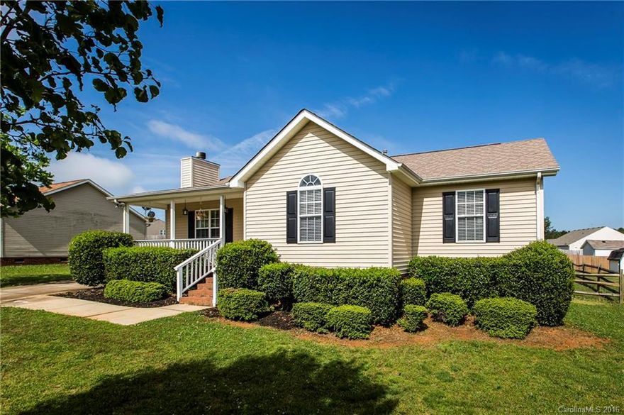 Well maintained One Level Home & Clean as a Whistle! 785 Chipmeadow Ln, York, SC. This 3 BR, 2 BA Residence is perched on .29 Ac., Fenced w/Storage Bldg., & displays Spacious Deck w/Built-ins.  This Cute Ranch offers Fresh Paint, New Carpet, New DW, New Disposal, & Upgraded Blinds. The FR has Gas FP & Cathedral Ceiling, & the Frig, along w/the Washer/Dryer, remains making this an Easy move for a Great Price!  Awesome opportunity for first Time Buyers or Downsizing. 100% USDA Financing Available!