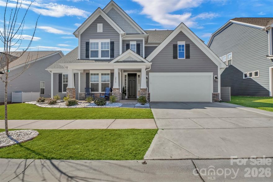 This BEAUTIFUL like-new home offers 4 bedrooms, 3.5 bathrooms, a spacious bonus room, and a dedicated home office—perfect for today’s lifestyle. This thoughtfully designed floor plan blends open-concept living with functional spaces for work, play, and relaxation.
The main living areas are light-filled and welcoming, ideal for everyday living and entertaining. The gorgeous, bright kitchen flows seamlessly into the living and dining spaces.  The kitchen has upgraded quartz countertops, stainless steel appliances and modern lighting. The private office provides a quiet retreat for remote work or study and has french doors for added privacy. Upstairs, generously sized bedrooms and the versatile bonus room offer endless possibilities for a media room, playroom, or guest space.
Located in a highly desirable community with amenities, this home is zoned for top-rated schools and offers the convenience of modern living in a neighborhood setting. Meticulously maintained and truly move-in ready—this is one you won’t want to miss!
Upgrades include the backyard being fenced in, as well as a retaining wall implemented to extend the yard up to 12 feet in some areas, Front landscaping border and driveway extension. Master closet built ins. Trash Can enclosure.
Professional photos will be uploaded next week