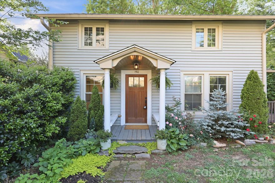 Downtown Bungalow! Location, location, location! Nestled in the heart of Tryon, this charming bungalow offers a private setting surrounded by roses and flowering trees. The main level features a living room with beautiful built-ins and a fireplace, an updated kitchen, dining area, and half bath with washer and dryer. An expansive wrap-around deck provides additional outdoor living space with room to relax or entertain. Upstairs, the primary bedroom includes a walk-in closet, while the second bedroom can be used for guests, an office, or flexible living space. A full bathroom and 3/4 bathroom completes the upper floor. Plus, there is a mini-split for extra cooling upstairs. Conveniently situated near local shops, restaurants, and entertainment, this property is well-suited for full-time living or a mountain getaway. Modernized old world, elegant charm this house lives much larger than it's square footage. Don't wait. Schedule your private tour today!