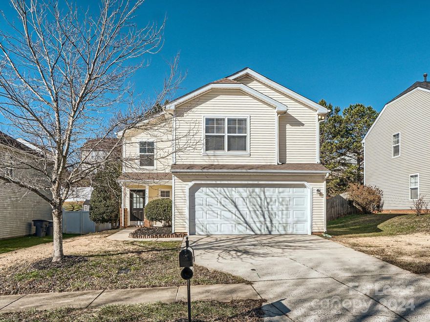No carpet (stairs only) - This 4 BR, 2.5 bath home offers 1929 s.f. and is conveniently located near I-85 and Hwy-73 in Settlers Ridge subdivision. LVP flooring flows through the spacious great room and into the dining room. Kitchen features granite countertops and stainless steel appliances. All 4 BRs are upstairs and have LVP flooring. Primary BR has a vaulted ceiling and en suite bathroom. Neighborhood is a great location off of S. Main St., and is only a straight drive down Hwy 73 to all the shopping, restaurants and more at Birkdale Village!