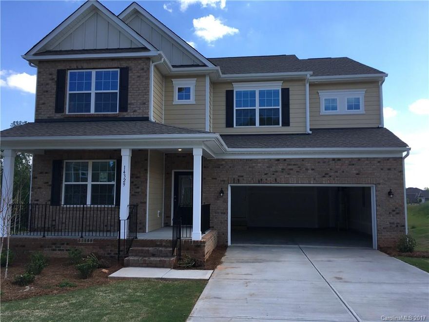 Welcome to Lakemont Commons.  This lovely neighborhood has large home sites with space between homes, park area, walking trails, and very convenient location in Huntersville.  All homes will have Hardi-plank siding and architectural shingles. Spacious design with fabulous kitchen space for creating and entertaining, office, huge bonus room, jack/jill bath, and large master suite.  Unfinished, walk-out basement that is pre-plumbed and has power.  Back yard is level and ready to play in.