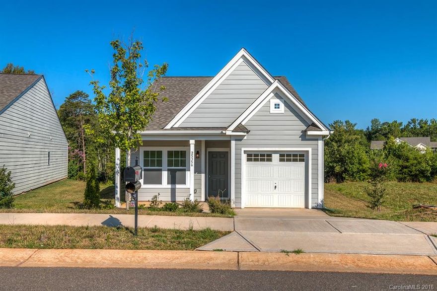 This is is practically new - in fact it's never been lived in!  Ultra low maintenance home - even the lawn care is included - makes it perfect for a weekend getaway.  Great features like granite counter tops, stainless appliances, and gleaming hardwoods.  Located close to the pool and community recreation areas.  Enjoy the award winning golf course, tennis courts, 3,000 acre Fishing Creek Lake, and more.