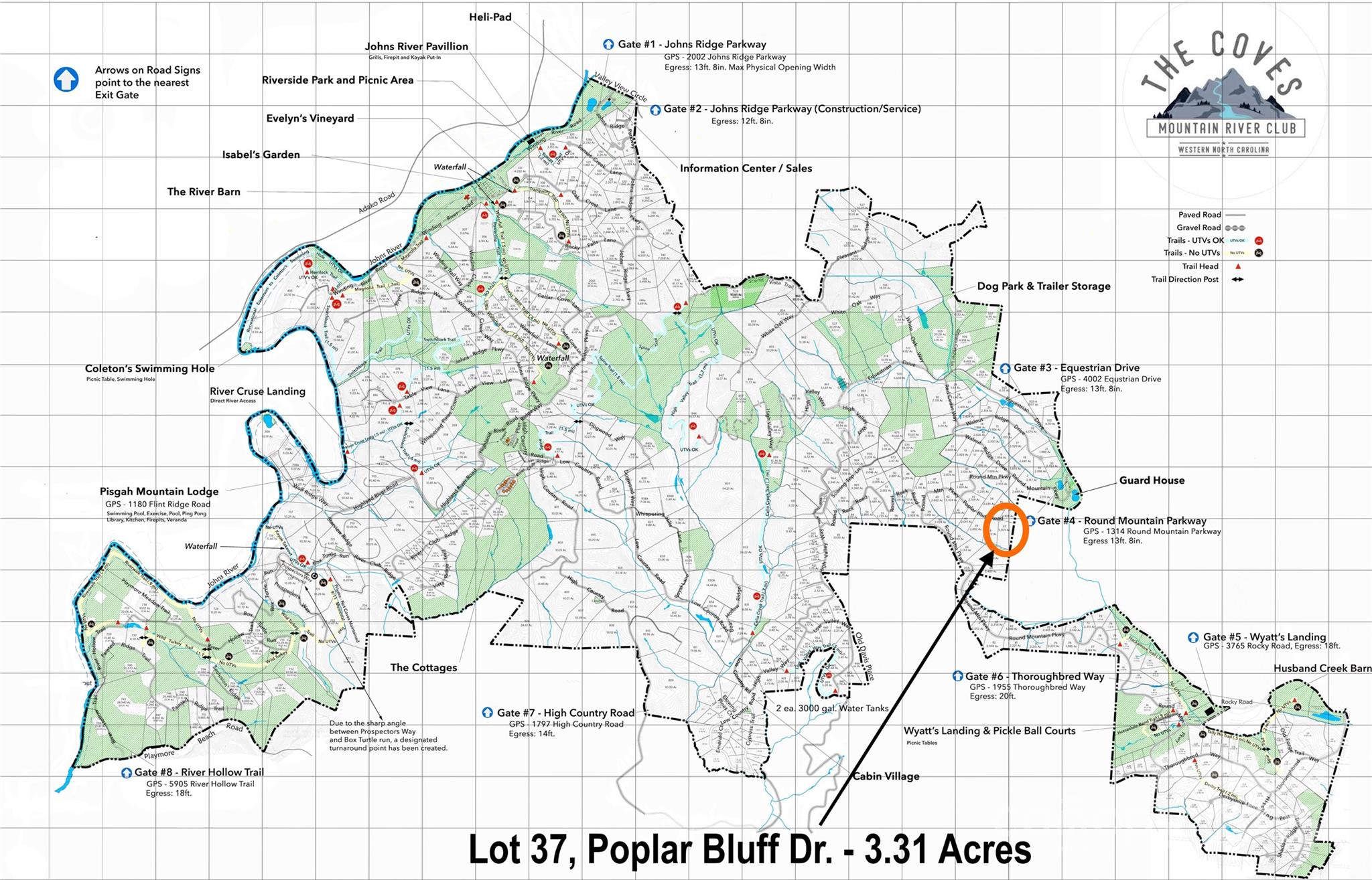 The Coves Mountain River Club - Land