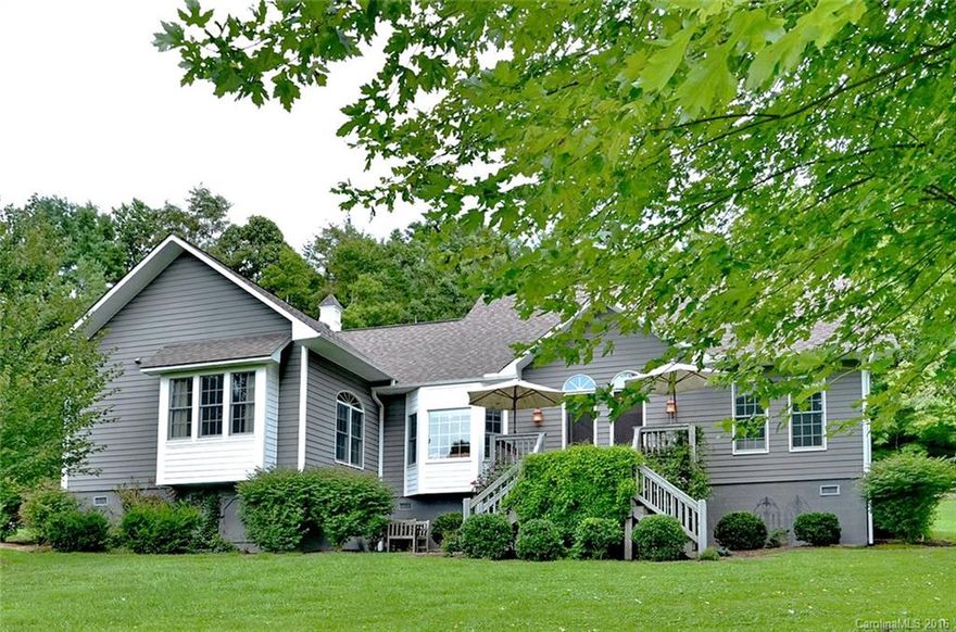 Gorgeous, like new home on level 1.2 acre level pasture for gracious country living. Upgrades galore in this 3 BR, 3Bath stunner. A professional kitchen with rustic alder cabinets, $7,000 Paykel range, and butcher block island. 3 zone Lennox heat/AC. The vaulted ceiling LR, sparkling hickory floors, 2 fireplaces, and open floor plan make this home great for entertaining. Upstairs office w/bath. Pastoral views and a dreamy setting.  Ample storage & 2 car garage. 12 min to downtown Brevard.