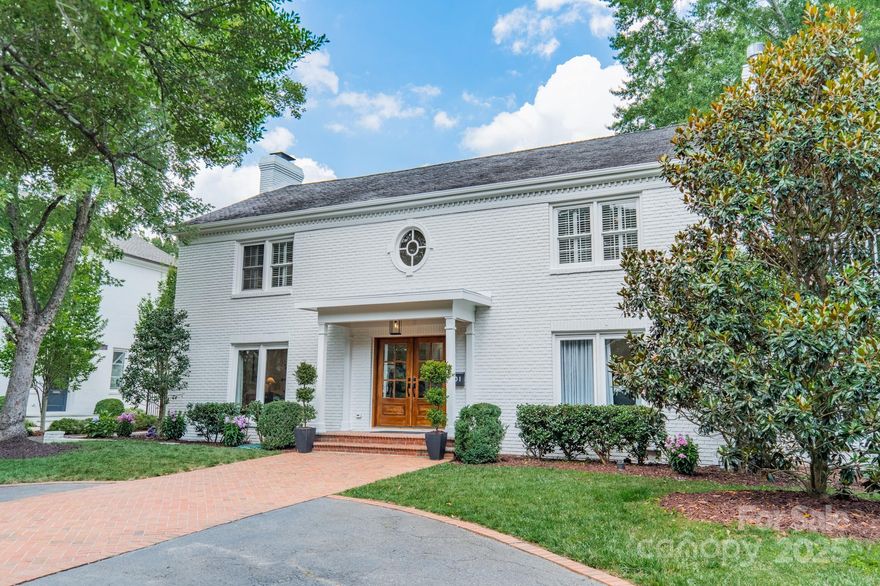 Beautifully reimagined, fully renovated home on one of Eastover’s most sought-after streets. This move-in ready home captures the very best of Eastover living, with its open floor plan, tons of natural light & rich hardwoods throughout. The luxurious primary retreat on main features a fireplace, sitting area, walk-in closet, and spa-like shower & soaking tub. Gorgeous chef’s kitchen w/ sleek quartz countertops, large island, & top-tier appliances—designed for both entertaining & daily living. Four add'l bedrooms upstairs—two with ensuites & two sharing a well-appointed full bath. Step outside to a private, landscaped oasis with heated saltwater pool, generous seating area & lush green lawn perfect for play or relaxation. Above the two-car garage, large in-law suite with 3rd fireplace & a full 6th bath—perfect for guests, media room, or home office. Plus a generous circular driveway for add'l parking. Welcome home!