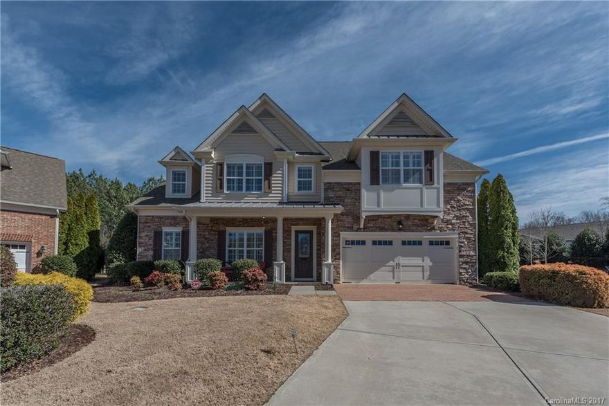 Former model home, this home has fabulous written all over it. Located on a cul-de-sac with a fully fenced flat back yard which includes a heated pool, tiled patio, gardens, and tree lined for privacy. Open floor plan with master suite on the main level, three upper level bedrooms with a bonus room that over looks the great room. Plantation shudders, window treatments, and many other upgrades make this a special home and a neighborhood gem.