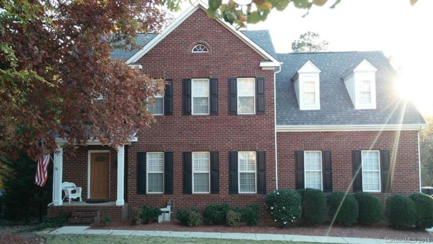 Meticulously cared for full brick home w/ finished walkout basement! Open great room w/ gas fireplace. New hardwoods, carpet & paint. Renovated kitchen; granite, s.s. appliances, island, gas range. Spacious master suite, walk-in closet & granite vanity, jetted tub & separate shower. New stone patio with fire pit. Redecking & Trex handrails. Expanded concrete driveway. Beautifully yard w/ irrigation. Lovely views of the meadow & stream from deck, electric retractable awning. New roof & HVAC.