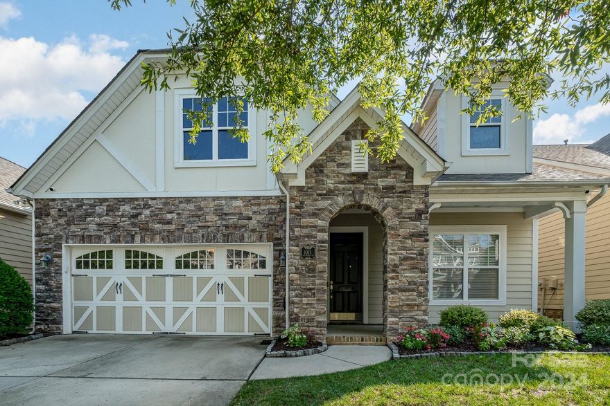 Welcome to your dream home! This charming 4-bedroom, 3-bathroom residence offers the perfect blend of comfort and style. Nestled in a desirable neighborhood, the home features an open-concept living area with vaulted ceilings, plenty of natural light, a kitchen with stainless steel appliances, and a spacious backyard with turf and a fire pit ideal for entertaining. This property sets itself apart from others due to the archways throughout, the tall interior doors, and the primary on the main level. One of the secondary bedrooms upstairs could also be used as a bonus room. Homeowners have done the work for you by replacing HVAC and changing H2O heater over to tankless in 2022. They replaced the flooring, carpet, fenced the backyard along with adding a French drain and turf, and painted the interior all in 2021. Not to mention the HOA covers the lawn! Conveniently located near schools, shopping, and parks. Don’t miss this opportunity to make this beautiful house your forever home!