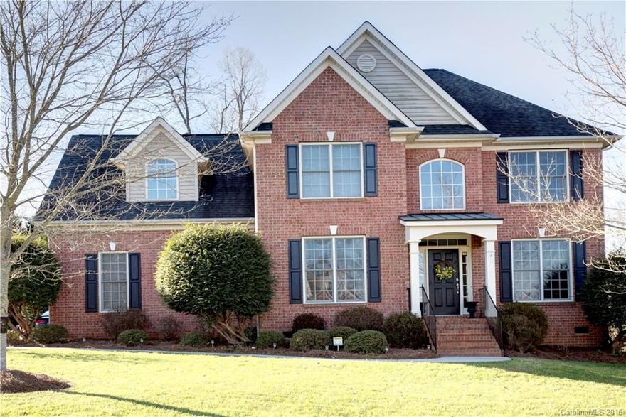 Welcome to this solid brick home in a very desirable neighborhood! This home features a 2 story foyer, hardwood floors throughout the main level, a formal dining room, open floor plan, office, bonus room, and more! Cook meals for friends in the updated kitchen with views to the great room and back yard! After dinner is ready enjoy time on the spacious deck in the private back yard!