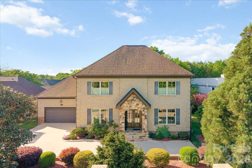 Welcome to one of Ballantyne’s most unique and versatile luxury opportunities, two custom homes seamlessly brought together under one roof.

Designed for flexibility and elevated living, this full brick estate offers the perfect solution for multi generational households, private guest accommodations, or income producing potential. Originally built as two separate custom residences of approximately 2,500 square feet each, both with private entrances, the home delivers unmatched adaptability while maintaining a cohesive and refined feel.

Each level lives like its own residence, complete with full kitchens, spacious living areas, primary suites, and dedicated laundry, creating independence without sacrificing connection. There is also an easy opportunity to open and fully connect both sides if desired, with original builder plans available. The main level showcases refined everyday living with rich hardwoods, curated finishes, an open layout, office, flex space, and elegant entertaining areas. The chef’s kitchen features custom lighting and detailed finishes, flowing into inviting living spaces anchored by a fireplace.

The upper level expands the possibilities with its own bonus room and a complete second living environment, ideal for extended family or rental use. At the entrance, there is a 1/2 bath and flex space/mudroom on the main level before going up the stairs. Once in the living area, thoughtful details elevate the home throughout, including fireplace, a wet bar, walk in closets, and a spa inspired primary suite with a vaulted ceiling, oversized shower, and garden tub.

Step outside to enjoy layered outdoor living with covered porches, terrace spaces, a private deck, and a fire pit designed for gathering and relaxation. The beautifully maintained grounds are supported by an in ground irrigation system, with ample space for a future pool or outdoor kitchen.

With garage capacity, additional parking, and a beautifully manicured lot, this property offers rare scale, flexibility, and long term value in one of Charlotte’s most sought after areas, just minutes from Ballantyne’s premier shopping, dining, and top rated schools.