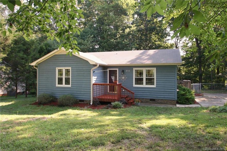 Beautiful ranch with open floor plan on .44 acres with fenced yard and mature trees. Completely renovated in 2014 and conveniently located! AC unit, all Appliances and Water Heater all replaced in 2014. Kitchen also features oversized island, granite counters, updated lighting, and more! Both bathrooms completely updated in 2014. Close proximity to Matthews, 485, and Stallings yet tucked away on a quiet cul-de-sac street. Don't miss this one!