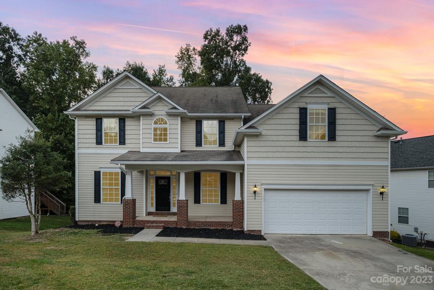 Embrace luxury living in this prime location, just minutes from the new Novant Health Ballantyne Medical Center and Ballantyne Country Club. Enjoy quick access to shopping and entertainment. As soon as you walk in the front door, you'll feel right at home in this welcoming high ceiling foyer, with plenty of natural light from the large front windows. Home features various specious spaces to make your dream rooms a reality, from a partially finished basement, to a flex space in the main floor, to a large bonus room in the upper level and ample rooms for home offices. Step onto the beautiful deck overlooking nature. This home offers unparalleled value and convenience, appraised in September at 630K. Do not miss out on this opportunity to live in this specious home ready for its new owner to move in and enjoy!  2024-2025 SCHOOL YEAR, this home will be zoned to BALLANTYNE RIDGE high school. please verify schools at time of interest