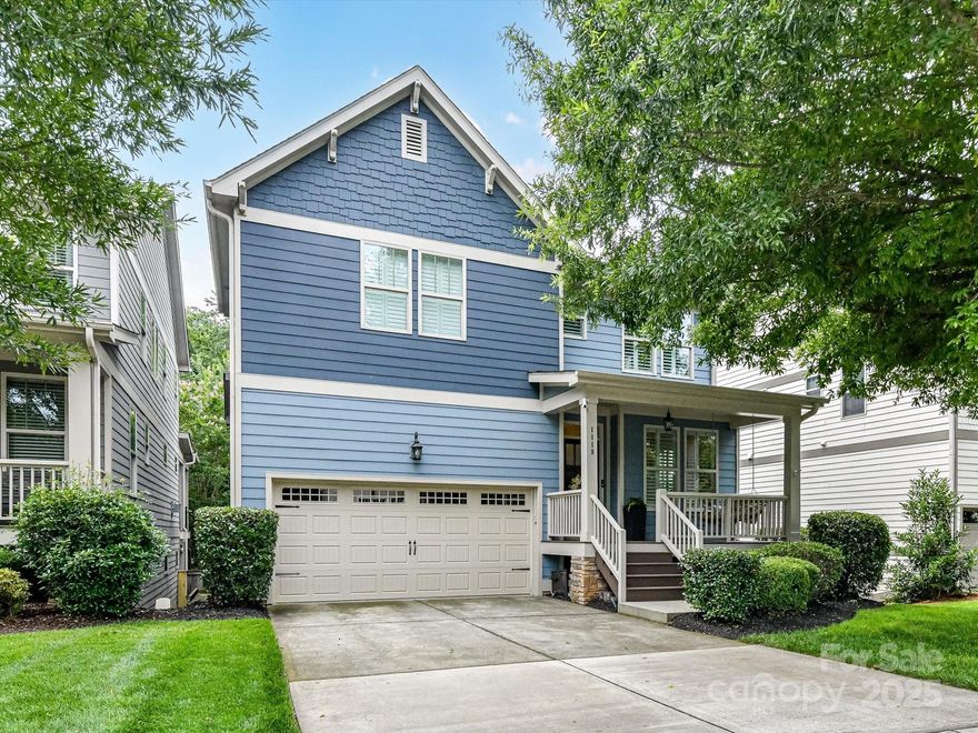 Located in the heart of prestigious Myers Park, this stunning 4-bedroom, 3.5-bath home blends refined elegance with everyday comfort- complete with a walkout lower-level and 2 car garage! The inviting main level open floor plan is anchored by a gourmet kitchen featuring high-end appliances, custom cabinetry, and an oversized island open to the spacious living area. Retreat upstairs to a vaulted primary suite with a spa-inspired bath and ample walk-in closet. The lower level adds incredible flexibility, ideal for a second living area or playroom. It also includes a private guest quarters and an additional storage room.  The fully fenced, lushly landscaped backyard provides abundant outdoor entertaining space with a main level covered deck and a lower-level paver patio.  A 2-car garage adds convenience with an incredible storage loft. The location offers easy access to Uptown, Southpark, shopping, dining, and is blocks from Freedom Park.