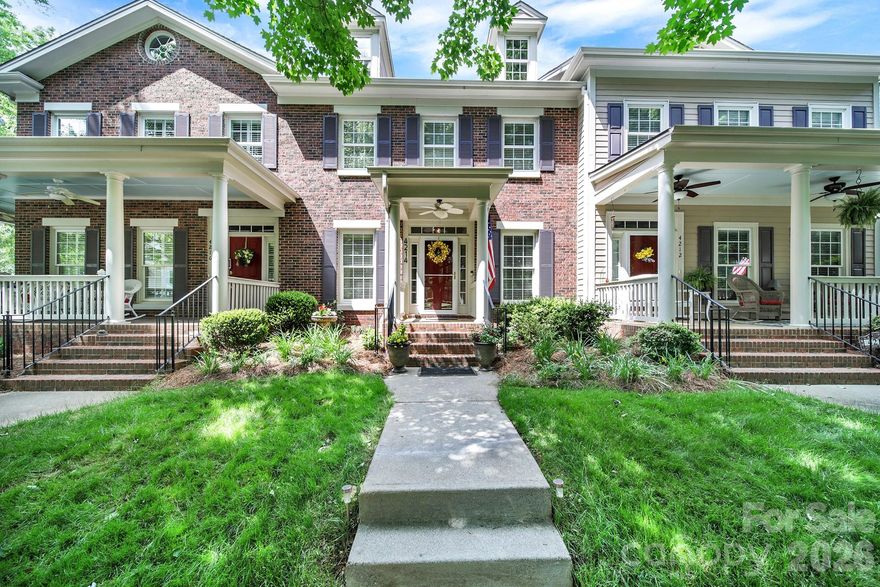 Location! Location! Location!

Nestled in the heart of Baxter Village’s charming historic district, this beautifully situated townhome offers an exceptional blend of community, convenience, and timeless appeal. Perfectly positioned directly across from the manicured grass quadrangle, you’ll enjoy a front-row seat to the neighborhood’s most beloved traditions—from Music in the Park to festive holiday parades and the annual Easter egg hunt.

Step outside your door and find yourself just steps away from the community’s premier amenities. Whether it’s a sunny afternoon at the Jr. Olympic pool—home of the Barracuda swim team—or a relaxing day at the clubhouse, playground, or tennis courts, everything you need for an active and connected lifestyle.

Inside, the home features wainscoting in the dining room, 9 foot ceilings and step crown molding throughout the first floor. The stunning newly renovated kitchen is designed for both style and functionality. Highlights include quartz countertops, a classic subway tile backsplash, shiplap walls, a walk-in pantry, stainless steel appliances, shaker-style cabinetry, and beautiful oak hardwood floors that add warmth and character throughout. 

The main-level primary suite offers a private retreat, complete with elegant French doors leading to a secluded brick patio featuring a large roll-up awning perfect for all weather conditions. Stay organized with the custom closet system and a luxurious en-suite bath featuring a large walk-in shower and tile floors.

Upstairs, a versatile loft with a built-in oak desk creates the perfect space for a home office or study area. Two generously sized bedrooms share a well-appointed Jack & Jill bath, each with its own private water closet and sink, along with a shared tub/shower.

Additional features include a two-car garage plus a dedicated storage room, providing ample space for vehicles, hobbies, and a workshop.

Just a few blocks away, Baxter Village’s vibrant town center serves as the hub of social life, offering an array of dining options, lively gathering spots, boutique shopping, as well as a library and fitness facilities. Enjoy the convenience of being a short drive to Charlotte Douglas International Airport and just 30 minutes to Uptown Charlotte.

With its unbeatable location, refined upgrades, and vibrant surroundings, this townhome offers more than just a place to live—it’s an invitation to be part of a truly special community.