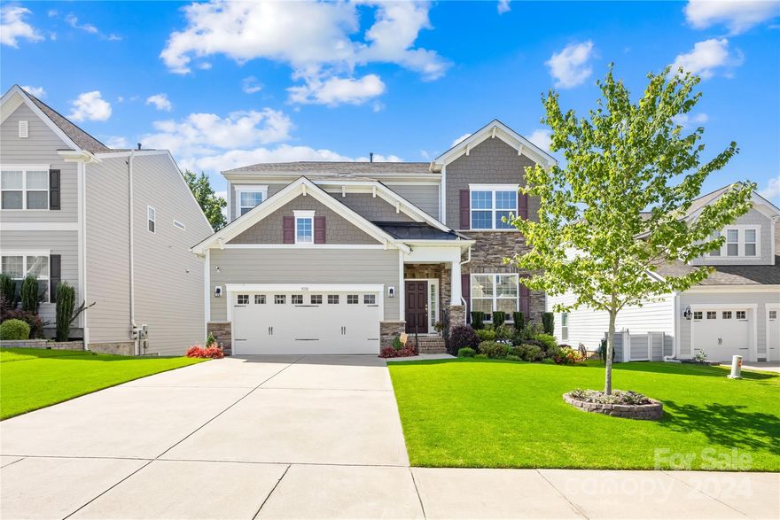 This lovely two story home w/ walk out basement has been meticulously maintained and tucked away in the sought after neighborhood, Cameron Creek. The home Features: Large kitchen Island, Granite countertops, Chiffon Cabinets, Gas cooktop, Stainless steel appliances, Tiled Backsplash, Butler's pantry and Walk-in Pantry, Private guest suite on main floor w/ Full Bathroom, Hardwood floors throughout most of the downstairs, Tray ceilings in the Dinning room & Primary Suite, Irrigation system, Gas fireplace in the living room, Loft upstairs, Large Primary Bathroom including tiled shower, Garden tub & His/ Her Bathroom Vanities in primary, Basement is almost fully finished and would be a great space for a movie room/ Game room, or can be converted into another living area/ In law suite. The Backyard is fully fenced and has a deck for entertaining, or a patio for private relaxation. This home is 100% Energy Star Certified and located just minutes from shopping, restaurants, and entertainment.