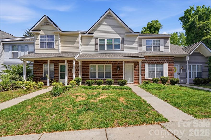 Welcome to this charming townhouse in Charlotte, NC designed for both comfort and style. As you enter, you’re greeted by a cozy gas fireplace to your left, creating a warm and inviting living space that’s perfect for relaxing or entertaining.
The kitchen features granite countertops, white cabinetry, a classic white subway tile backsplash, stainless steel appliances, blending modern finishes with everyday functionality.
Throughout the home, you’ll find high-end windows that bring in natural light, along with luxury vinyl plank (LVP) flooring that adds both durability and elegance to the main living areas.
Upstairs, both the primary and second bedrooms offer the convenience of their own bathrooms, providing privacy and comfort. The second bedroom also includes a stylish feature wall & light fixture (2024), adding a unique design touch. The closets throughout the home maximize storage and organization.
Step outside to enjoy a fenced backyard—ideal for pets, gatherings, or simply unwinding. There’s also a rear storage closet for added convenience.
With its thoughtful upgrades, low-maintenance design, and inviting layout, this home is perfect for entertaining and everyday living. Toilets replaced 2024, roof replaced 2025, Blinds patio door 2024, ceiling fans (3) 2024, Chandelier 2024, light fixture powder room (2024).