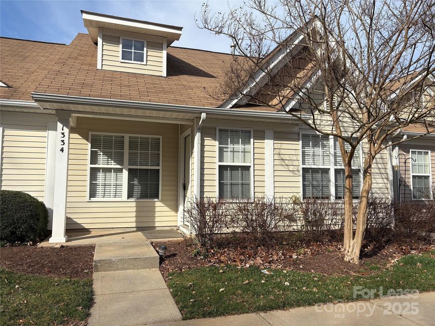 Location, location, location. This cozy townhome located off of 521 is a prime location to shopping, entertainment and Ballantyne. Main level living, updated fixtures, new kitchen appliances, Open floor plan, primary suite at the back of the home with walk in closet and a secondary bedroom at the front with a second full bath. Washer and dryer included, privacy fence and back patio with storage shed for additional storage. This home is a must see!