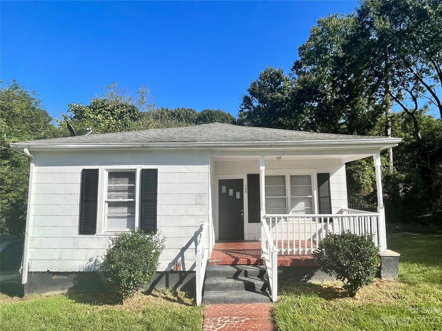 Two bedroom, two bath home located in Gastonia. Large living room and kitchen. Two bedrooms with additional room/ living space. Covered front porch, gated driveway and large back yard. 
Great investment opportunity! Property being sold as-is