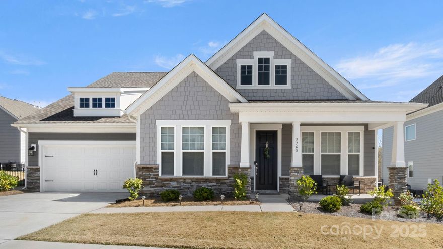 Come see this GORGEOUS Pikewood floorpan with super rare 3 car tandem garage in Massey!! First floor office with French doors, LVP flooring throughout the main living space, Full gourmet kitchen with gas cook top and double wall oven/microwave combo! This home has 2 bedrooms on the main level including the primary and 1 bedroom upstairs with a HUGE loft!! There is a screened porch with 3 season windows that leads out to a beautiful private backyard that backs to the trees and has a custom built patio with fire pit and seating!!