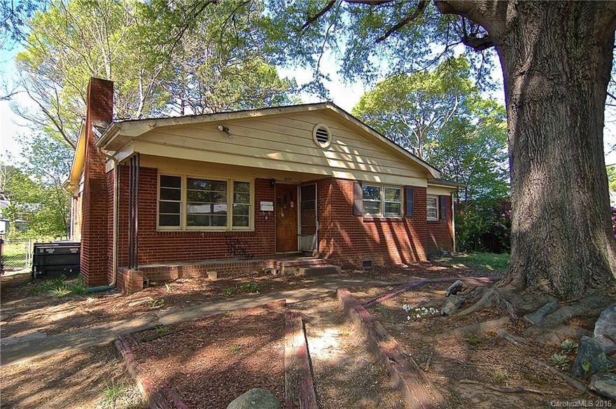 Excellent property with multiple possibilities.  Floor plan lends itself to several renovation options, or as-is - a very functional space with excellent circulation between kitchen, dining, living and attached utility and sunroom spaces.  Hardwoods under carpet in several rooms, a well-cared for home.  Mature trees on lot stand on over 1/4 acre lot.   Gas-pac HVAC, Gas Water heater, appliances included, and a glorious pink bathroom complete the package.  Set an appointment, and see this today!