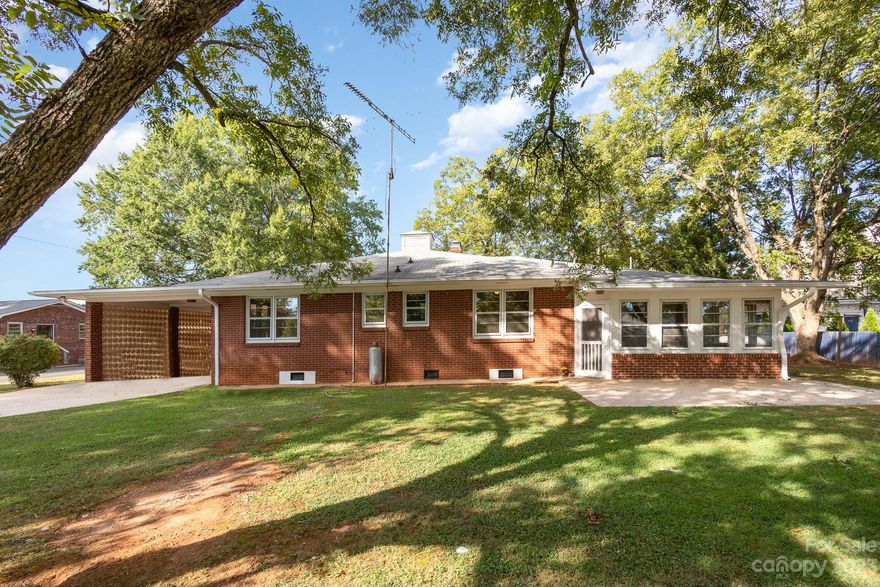 This beautiful home located in a small town has a beautiful yard with mature pecan trees.  Drive up to the door with the pull through garage.  The home has all the original hardwood floors and beautiful wood trim.  So many options for updating or moving in as-is.  The living area has a fireplace and gas logs.  The home has a generator installed.  The basement is a great place for a workshop.