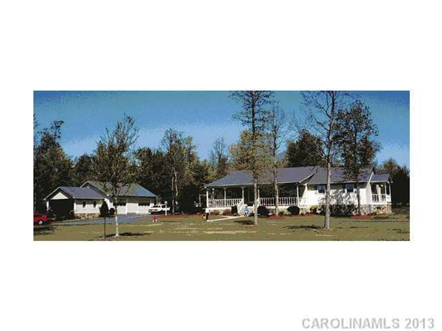 You don't want to miss out on this mini farm set in a beautiful, private setting - ready for new owners to move right in! Includes all appliances, a 1+/- ac. pond, 1+/- fenced pasture, and two detached garages with a workshop. Covered front porch overlooks land and pond. Master Suite includes a walk-in closet, master bath, & sitting area that has access to a covered deck. This is a must see!