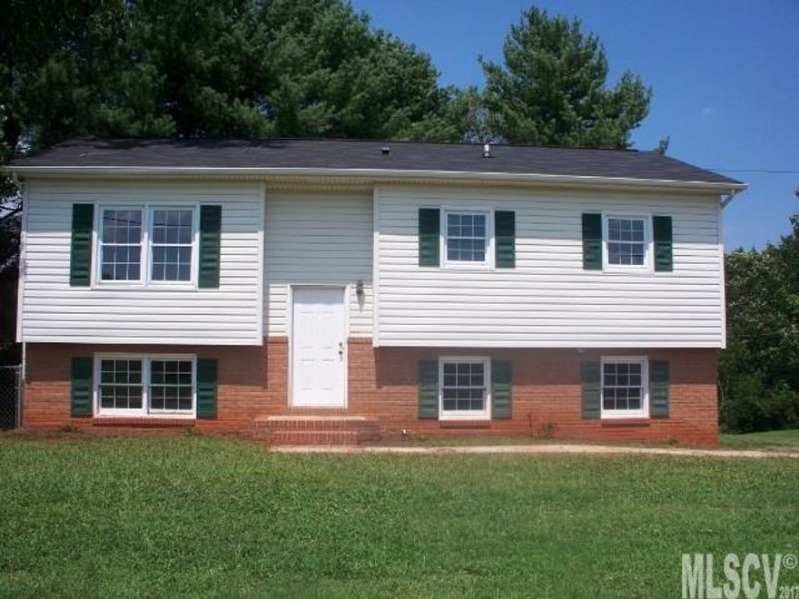 Enjoy the private back yard from the newly painted rear deck.  Great curb appeal on this corner lot.  Home has a full unfinished basement for expansion with a 1 car garage.  3 bedrooms and 1 bath.  New neutral  paint and carpet and new heat pump and just a few of the attractions of this home.  Home also has new stainless steel appliances.  This is a Fannie Mae HomePath property.  Don't miss this one.  It is move in ready.