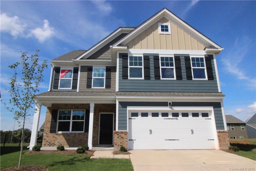 Wonderful floorplan with tons of space!  Upgraded light and plumbing fixtures, tile shower in master bath, designer paint, interior trim package and upgraded flooring throughout home!  Kitchen boasts maple cabinets, granite countertops, glass mosaic backsplash and stainless appliances!  Come see and make this beautiful home yours today!