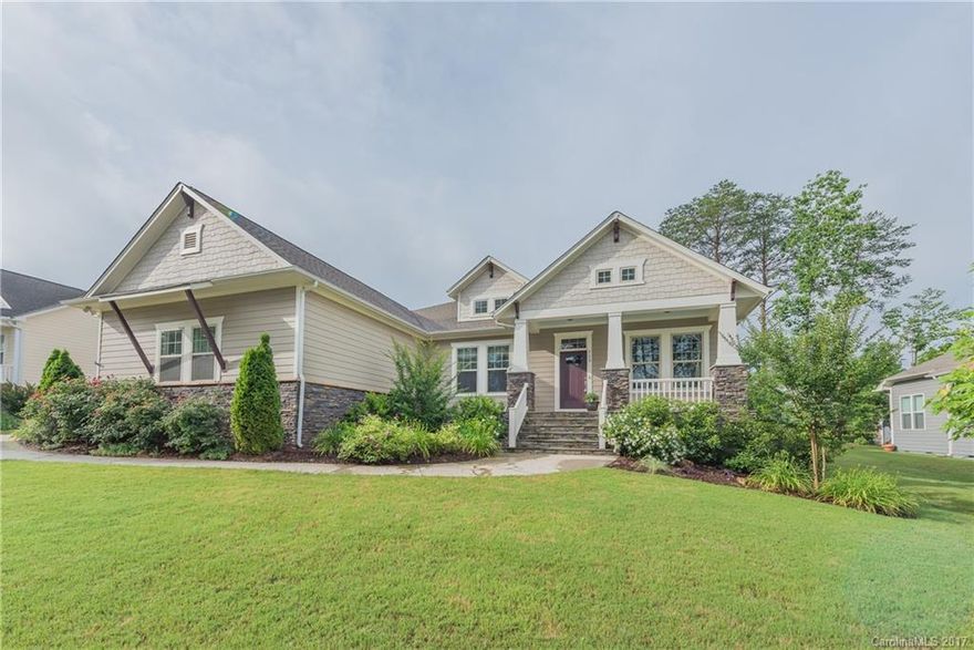 Pre-appraised!Split plan-4 bed/4 bath in Fort Mill!-Low Taxes-Top Schools!3 car side entry gar!Bonus rm up w/full bed/bath-Perfect nanny/teenage in law suite!Formal living/office-kitchen w/ eat at island,granite counters,stainless steel appl- custom lights!Pillared entry dining area!Large great room w/ gas fireplace!10' x 16' sunroom & 10.5' x 13' screened in porch!10 k in custom landscaping,patio & fire pit!Master suite w sitting area! Over sized seamless shower w/ pebble floors!Move in Ready!