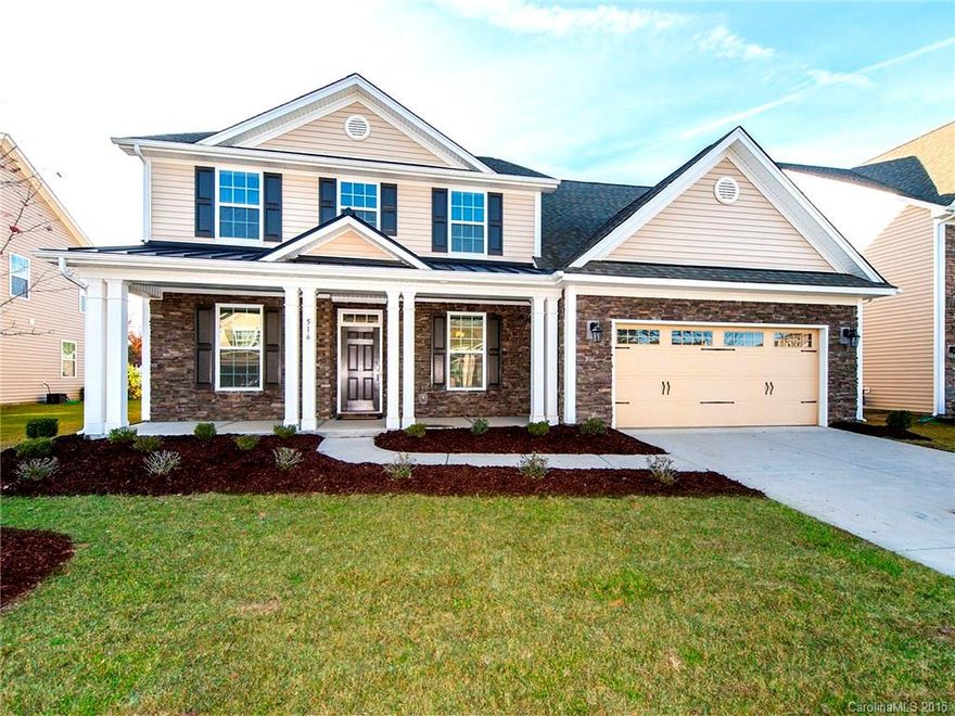 Don't miss this move-in ready home which boasts an open floor plan w 4 bedrooms + huge bonus (or 5th bedroom), master on main, open kitchen w an abundance of counter and cabinet space, granite counters, tile backsplash, 2 story family room with gas fireplace, 2 HVACs, screened porch, large backyard. Qualifies for 100% USDA financing!  Home warranty included!