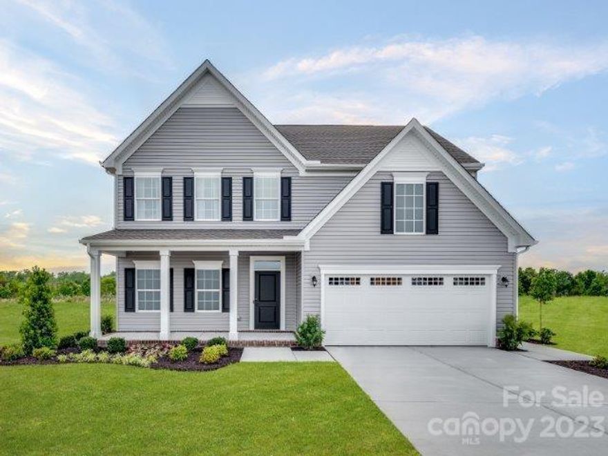 All new homesites released in phase III of Cottage Green! Bring yourself and your belongings to this beautiful Lawn Maintenance Free community in Union County. This established community is nestled among mature trees and yet 1/2 mile from Hwy 74 access. Our "to be built" Hudson plan features a welcoming foyer, open to a Flex space used for dining or second living room! The open design boasts a spacious kitchen with island, tile backsplash, upgraded GE stainless steel appliances, and plenty of cabinets! That's not all... the main level has a private study as well as a walk in bulk pantry. Upstairs you will enjoy a Master Suite with 2 HUGE walk in closets, and an option for a soaker tub. The upper level rounds out with 3 other bedrooms, a Full bath with dual vanities, and large laundry room with built in cabinets. Seller Credit of 2.5% of the total Sales Price given in 'flex cash' tied to the use of Preferred Lender