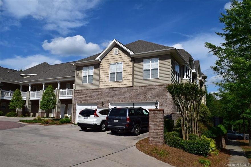 Very well maintained main level end unit. No steps! Private screened porch. Oversized 2 car garage (706 SF). Shows like a model with tons of upgrades including alarm system, fire suppression system, gas log fireplace, ceiling fans, walk-in closets. Plush carpet with upgraded padding. Split bedroom plan with secondary bedroom as 2nd master. Kitchen overlooks living room and great room with bay window. Close proximity to Lake Norman, Birkdale, and just 2 miles from I-77. Move-in ready!!!