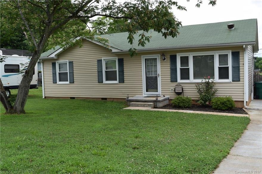 Beautifully decorated and move-in ready home.  This is what home feels like!!  Large master BR retreat has a newly completed master bathroom that is to fall in love with.  Marble countertops, laminate wood flooring and very spacious!  Remodeled kitchen/breakfast area with tile counter tops and hardwood flooring that is open to quaint living space.  Private fenced rear yard with above ground pool that overlooks Granite Quarry Elementary school's baseball field and playground.  Come see today!