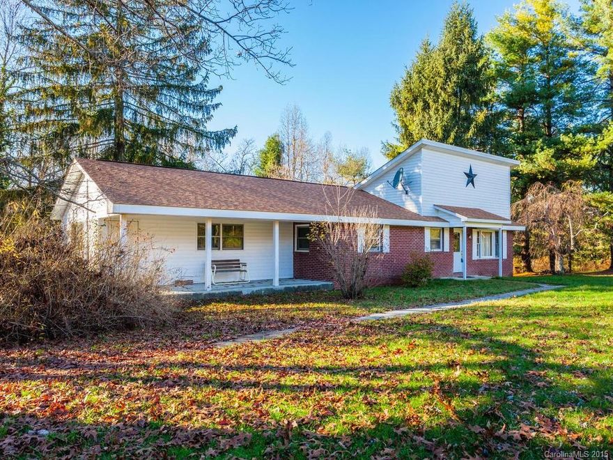 Remodeled Private Mountain Getaway on 4.79 fenced acres ready to be enjoyed! Multiple building sites, fruit trees, tranquil stream & multiple outbldgs make for perfect private retreat or gentlemen's farm. Home is almost 2000 sq', 3 beds, 2 baths, new kitchen w/hardwood cabinets, granite counters & appliances, both baths fully remodeled & beautiful, large master suite w/luxurious master bath, over-sized jet tub & wall to wall marble. NOTE: Master bath & hall bedroom ceiling height is 6' 11"