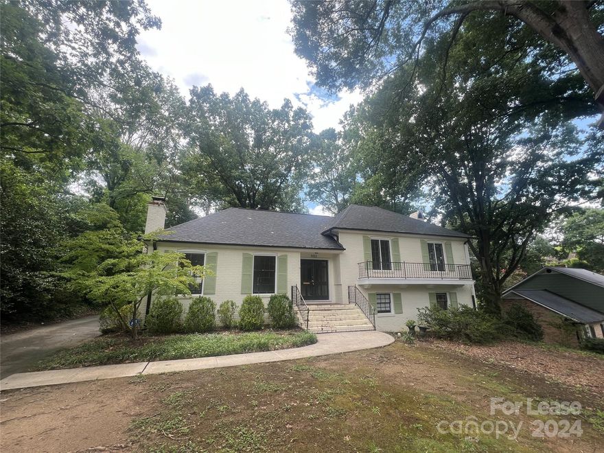 This beautiful, brick home located in South Charlotte has 4 bedrooms and 3 bathrooms! Modern stainless-steel appliances with upgraded cabinets and countertops complete this home's exquisite kitchen. Multiple levels of this home offer a basement area with a brick fireplace and patio access! The covered patio has access to the beautiful backyard and has plenty of space for entertaining! This home has an additional fireplace in the great room located on the main floor with open access to the kitchen. Washer and dryer included in the home along with an extra- large, detached garage with workshop! Lawn care also included in the rental amount.