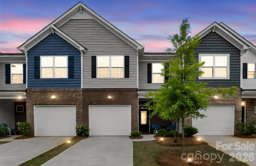 “Welcome to this charming 3-bedroom, 2.5-bath townhome w/ covered front porch in the desirable Chateau community. Thoughtfully designed with an open floorplan, this home offers a seamless flow between living and kitchen space—perfect for both everyday living and entertaining. Natural light fills the main living area, creating a warm and inviting atmosphere. Step outside to the screened porch—an ideal spot for relaxing mornings or unwinding in the evenings!  Whether you’re hosting guests or enjoying a quiet night at home, this layout offers both versatility and ease. Conveniently located near shopping, dining, local amenities, and Carowinds theme park,  this is a place you’ll love to call home.