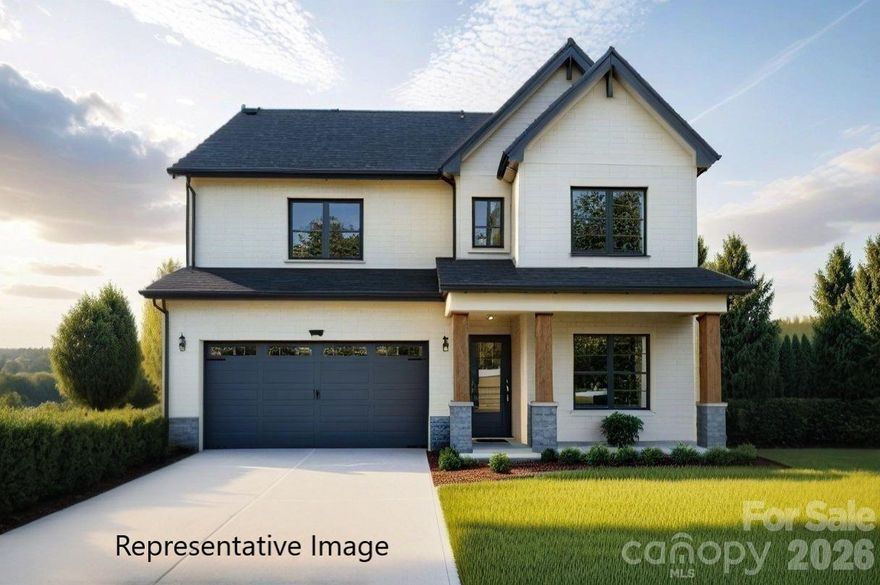 New construction in Cornelius in prime location just minutes from both Downtown Cornelius and Downtown Davidson. This is one of 5 new homes being built on a cul-de-sac enclave! 4 BR, 3.5 BA layout with a primary suite on the main floor with 3-car garage! Act now to make all selections. Many options to choose from, including granite/quartz countertops; multiple fireplace surrounds, numerous flooring options, & coffered ceilings! This plan brings new meaning to open concept, as Kitchen, with floor-to-ceiling cabinets and large island, opens to Dining Area that opens to Family Room, leading to a covered deck. The Owner Suite features tray ceiling & Luxury Bath w/dual vanities, optional stand-alone tub, walk-in tiled shower & large walk-in closet. Huge loft upstairs can be used for game room, exercise room or other entertainment, & also has workstation area! Photos are representative of previous build and some details may differ.