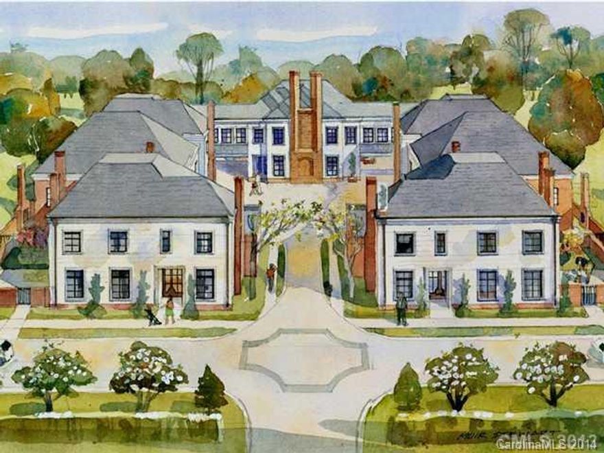 Each distinguished home in Kenwood Myers Park will feature open floor plans, 10 foot ceilings, two masonry fireplaces, elevators, two-car garages, "smart-wiring" & high quality finishes. Brick-walled private yards feature a masonry fireplace and gas for cooking. The exteriors will be virtually maintenance-free with black-clad casement windows, cast-stone and brick facades, copper gutters and ceramic tile roofs.