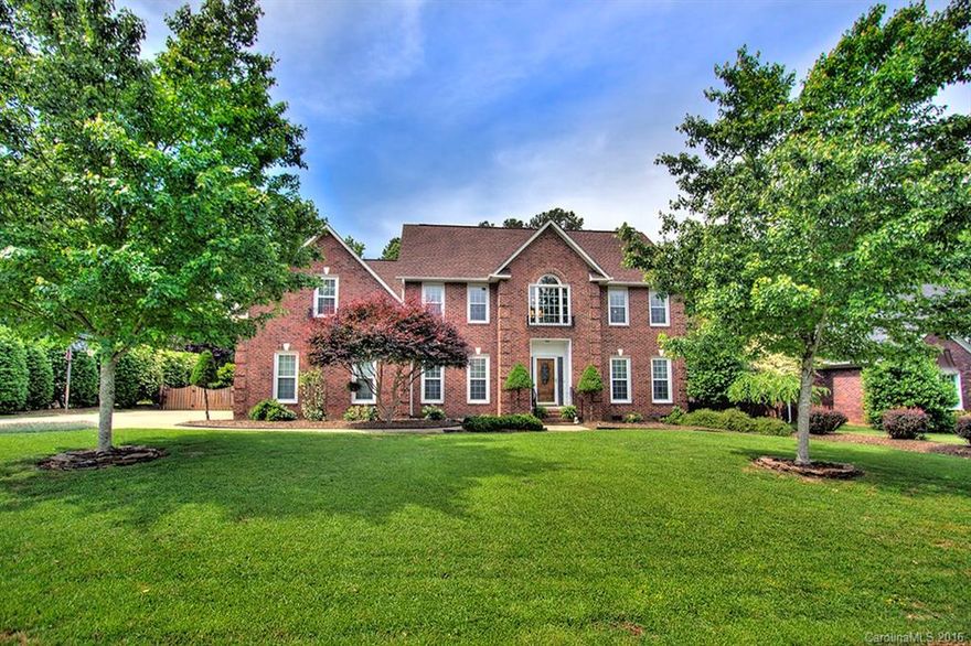 You will love this one!  Beautifully maintained, one owner, 2 Story full brick home w/4br (4th/bonus)/2.5bath, formal DR & Office, hardwoods, granite & stainless in kitchen, new carpet & paint, over-sized garage w/workshop area, in-ground pool, garden, pond, fencing, screened porch & deck; great location, yard backs up to Meadow Lakes II.  Just imagine sitting in the screened porch, enjoying the view of the private backyard retreat, and taking a late evening swim after a long day at work.