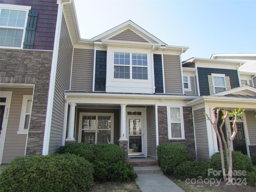 Spacious 2 bedroom townhome with hardwoods on main floor in living area. Neutral interior paint. Designer tile backsplash and accents. Large open kitchen with black appliances. Bedrooms are suite style with both being large with there own private bathrooms. Lovely covered front porch. Detached one car garage. Sought after community that has the following amenities pool, playground, recreation area and sidewalks. Convenient location close to interstate, hospital, Lowes Corp, Restaurants and more! 
Mandatory Resident Benefits Package is an additional $25/mo and offers many great benefits (air filter delivery service, 24/7 maintenance, maintenance reimbursement for unintended charges/lock outs, credit building, rewards program, utility connection concierge, and more!)