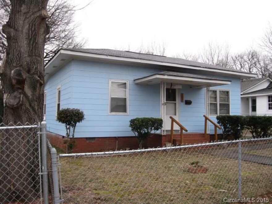 Investors take note - positive cash flow possible.  Previously rented for $600.  Home has been partially upgraded, electrical, plumbing lines and Heat Pump within 4 years.  Large living room with built in book case, kitchen has lots of floor space, hook up for washer too.  Back porch enclosed, electric dryer hook up.
House has been painted outside in the past 2 years, rear yard seeded, deck added and the entire lot is fenced.